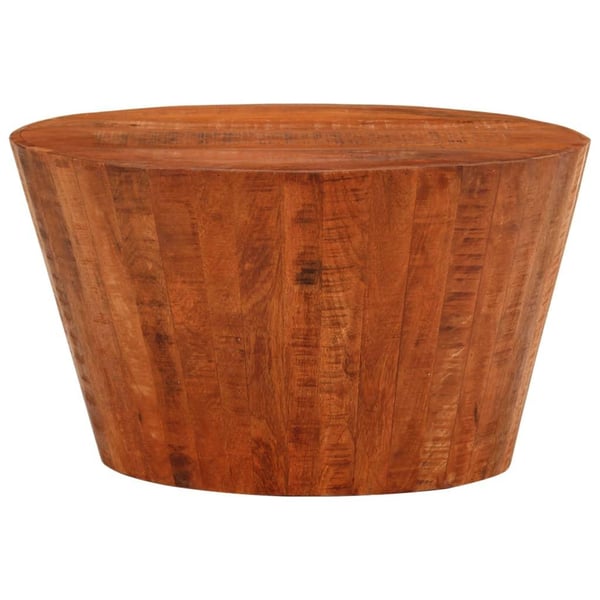 vidaXL Salongbord Ø 52x30 cm kraftig heltre mango