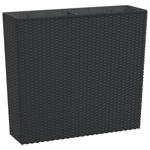 vidaXL Plantekasse med avtakbar potte antrasitt 12 / 44 L PP rotting