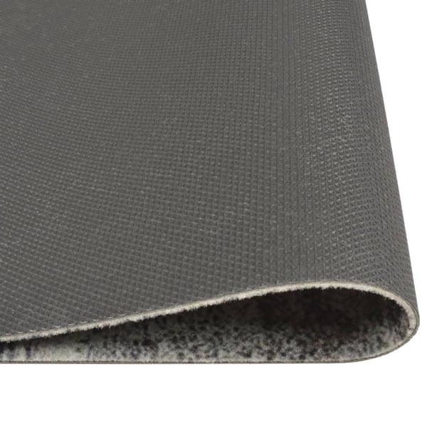 vidaXL køkkentæppe 60x300 cm betondesign vaskbart velour