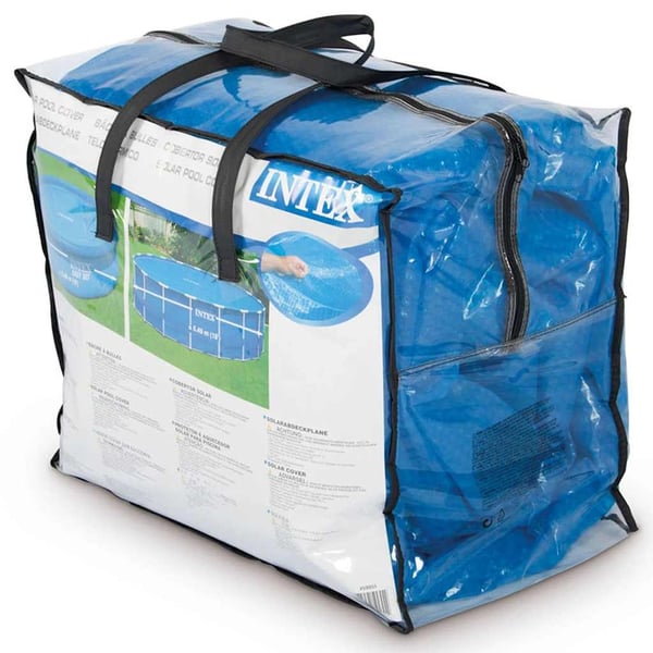 INTEX solopvarmet poolovertræk 244 cm rundt