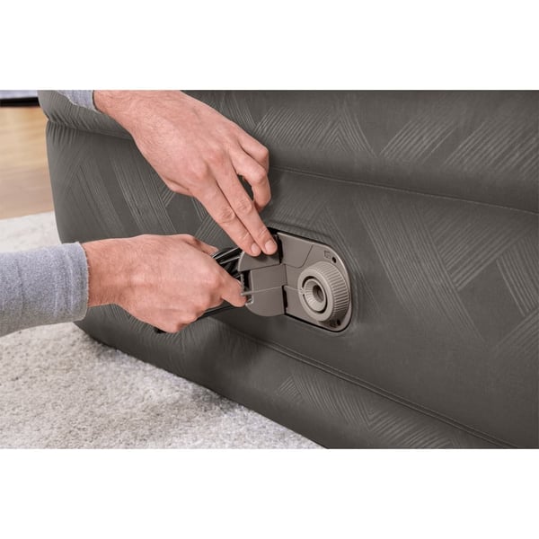 Bestway Fortech luftmadras med indbygget pumpe 203x152x46 cm