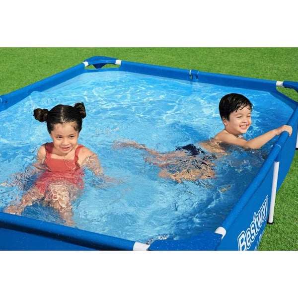 Bestway Steel Pro Svømmebasseng 221x150x43 cm