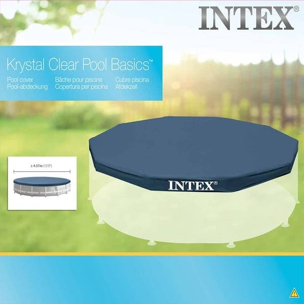 INTEX poolovertræk 457 cm rund 28032