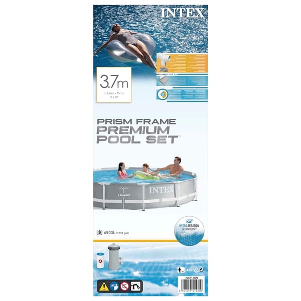 INTEX Pool med tillbehör Prism Frame Premium 366x76 cm