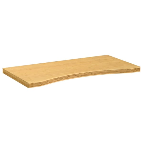 vidaXL bordplade til skrivebord 110x55x4 cm bambus