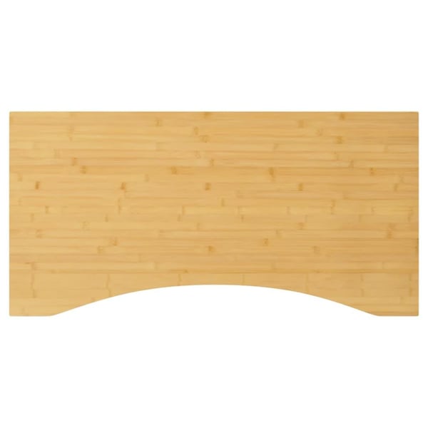 vidaXL bordplade til skrivebord 110x55x4 cm bambus