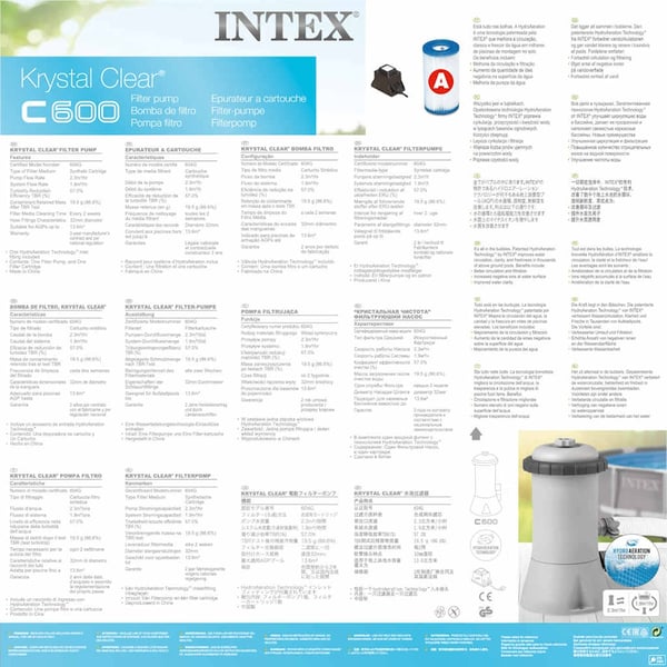 INTEX Patruunasuodatinpumppu 2271 l/h
