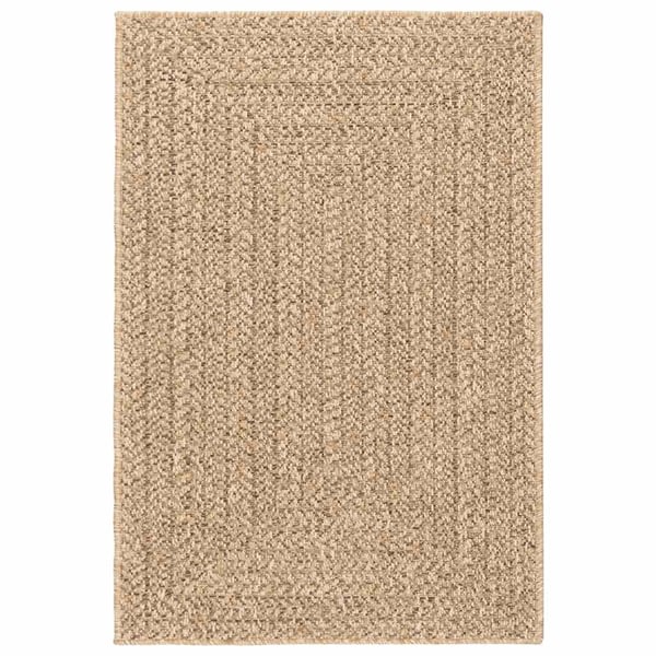 vidaXL Teppe ZIZUR 140x200 cm jute-utseende innendørs og utendørs