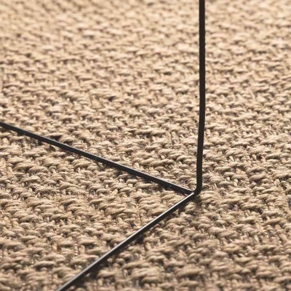 vidaXL Teppe ZIZUR 160x230 cm jute-utseende innendørs og utendørs