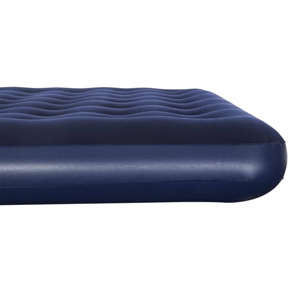 Bestway Oppblåsbar flokket luftseng 203x183x22 cm 67004