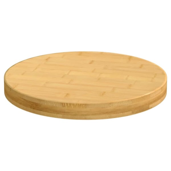 vidaXL Bordplate Ø40x4 cm bambus