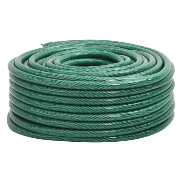 vidaXL Hageslange grønn 1" 30 m PVC