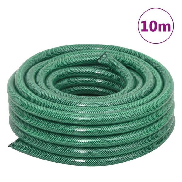 vidaXL Hageslange grønn 0,75" 10 m PVC