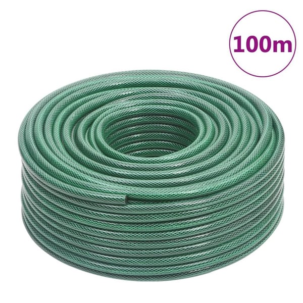 vidaXL haveslange 0,6" 100 m PVC grøn
