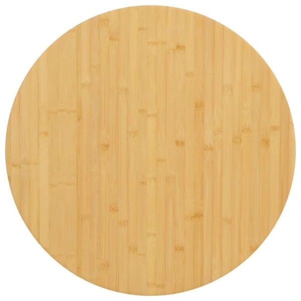 vidaXL Bordplate Ø70x4 cm bambus