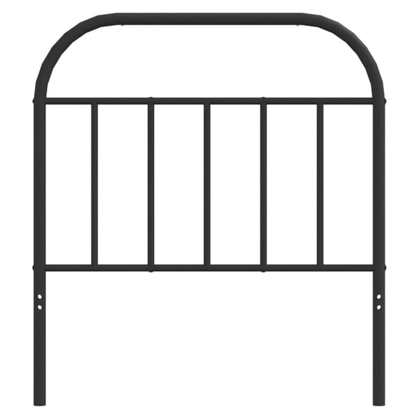 vidaXL udskiftningsgavl 90 cm metal sort