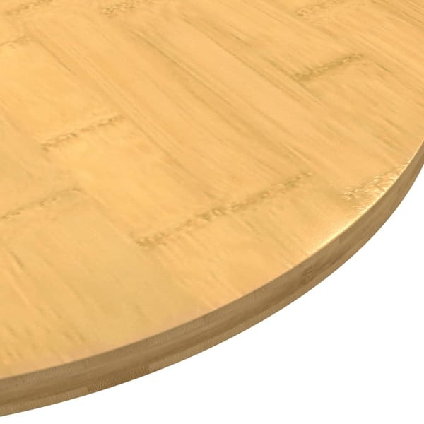vidaXL Bordplate Ø60x1,5 cm bambus