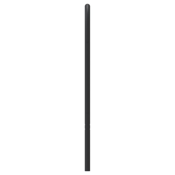 vidaXL udskiftningsgavl 107 cm metal sort