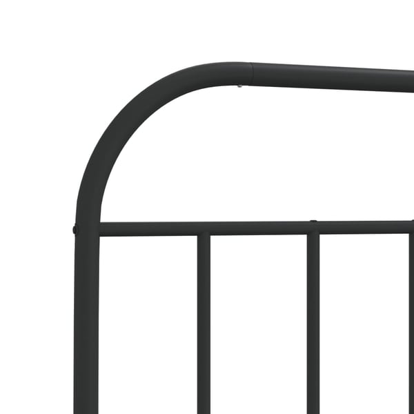 vidaXL udskiftningsgavl 107 cm metal sort