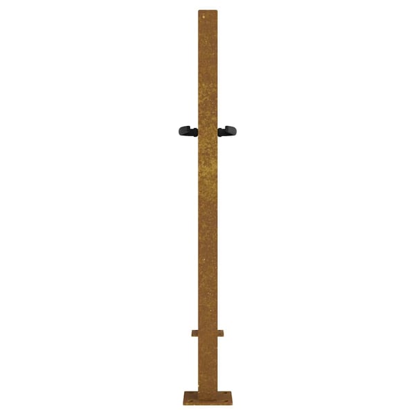 vidaXL Hageport 105x80 cm cortenstål