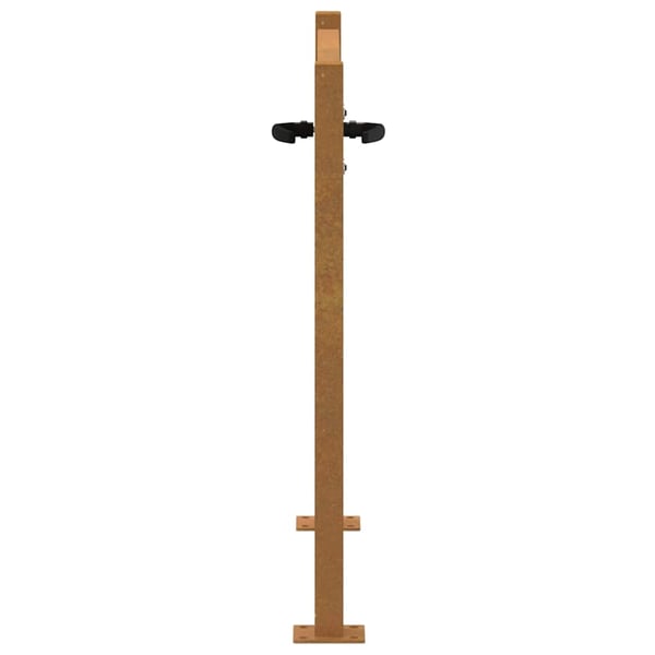 vidaXL Puutarhaportti 105x105 cm Corten-teräs