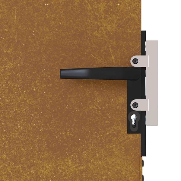 vidaXL Puutarhaportti 85x200 cm corten teräs