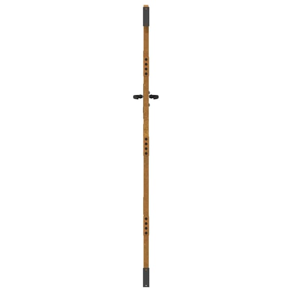 vidaXL Puutarhaportti 85x175 cm corten teräs raitakuvio