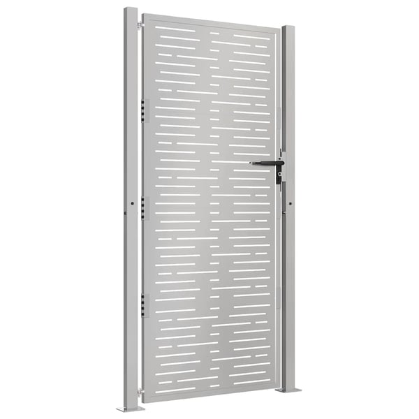 vidaXL havelåge 105x205 cm cortenstål firkantet design