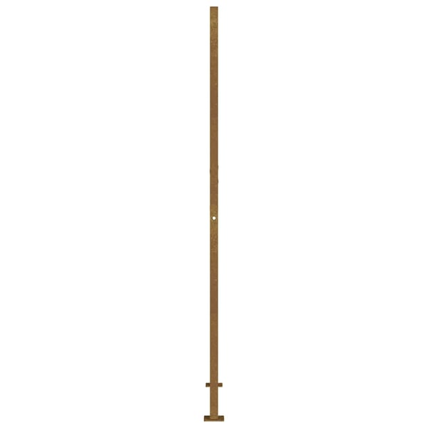 vidaXL havelåge 105x205 cm cortenstål firkantet design
