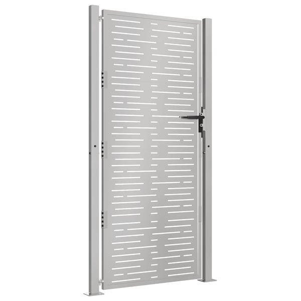vidaXL Hageport 105x180 cm cortenstål firkantet design