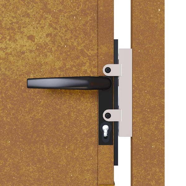 vidaXL Puutarhaportti 105x155 cm Corten-teräs