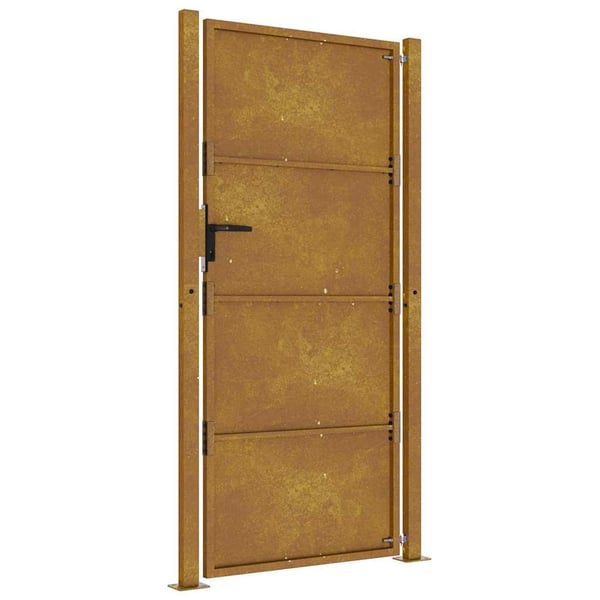 vidaXL Puutarhaportti 105x205 cm Corten-teräs