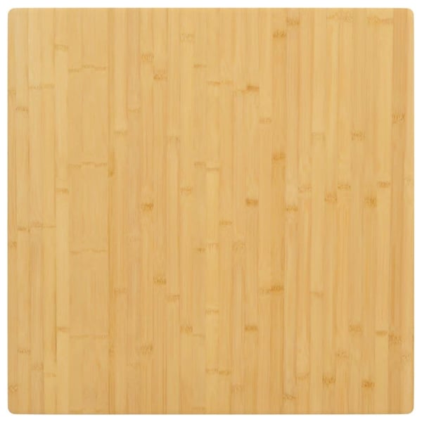 vidaXL Bordplate 70x70x2,5 cm bambus