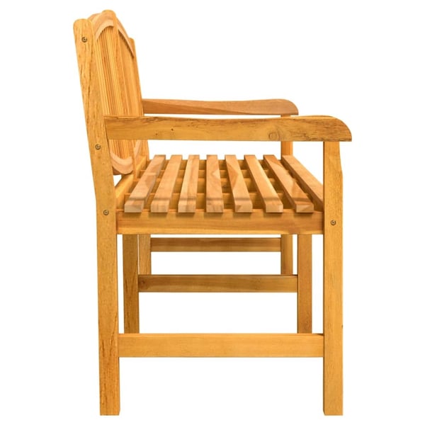 vidaXL havebænk 179,5x60x90 cm massivt teaktræ