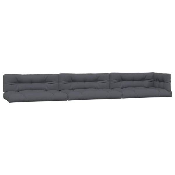 vidaXL Palldynor 7 st antracit tyg