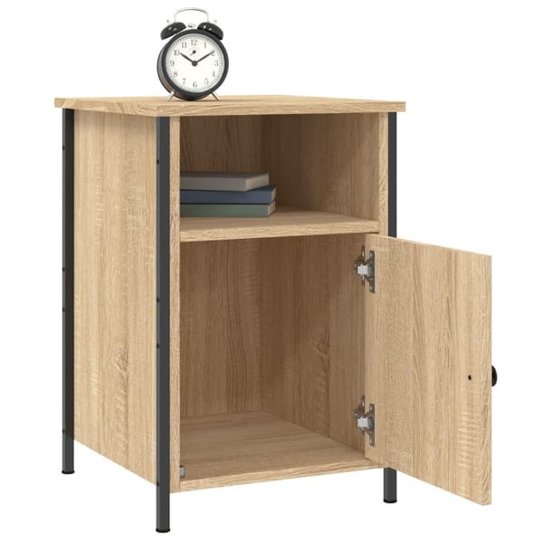vidaXL Nattbord sonoma eik 40x42x60 cm konstruert tre