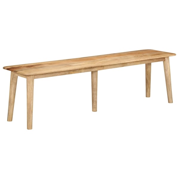 vidaXL bænk 160x40x45 cm massivt mangotræ