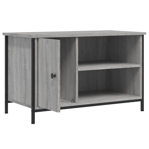 vidaXL TV-benk grå sonoma 80x40x50 cm konstruert tre