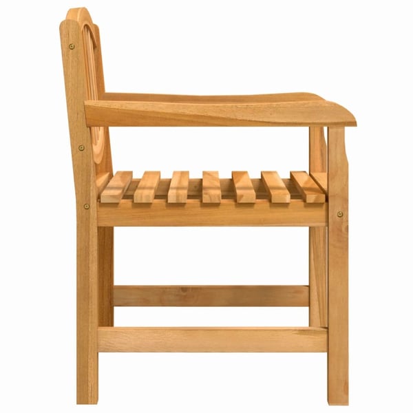 vidaXL havestole 2 stk. 58x59x88 cm massivt teaktræ