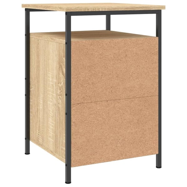 vidaXL Nattbord sonoma eik 40x42x60 cm konstruert tre