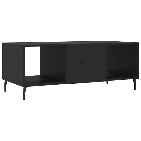 vidaXL Salongbord svart 102x50x40 cm konstruert tre