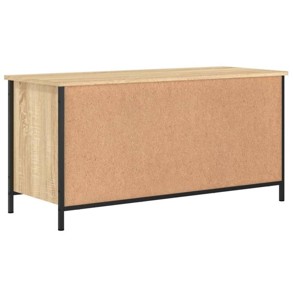 vidaXL TV-benk sonoma eik 100x40x50 cm konstruert tre