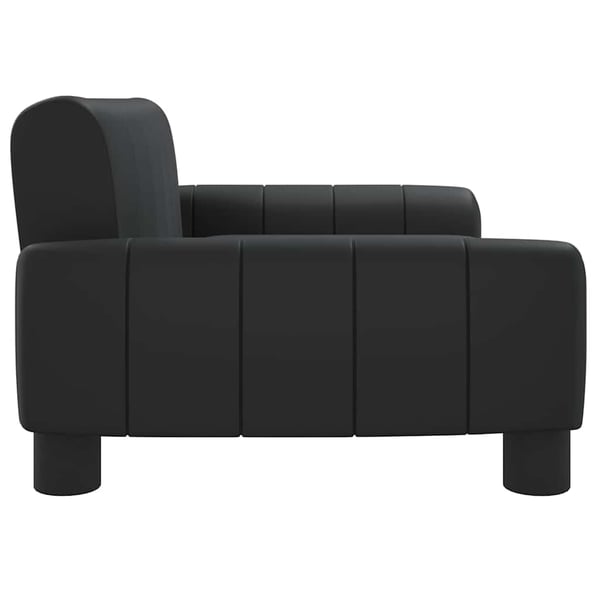 vidaXL hundeseng 70x45x30 cm kunstlæder sort