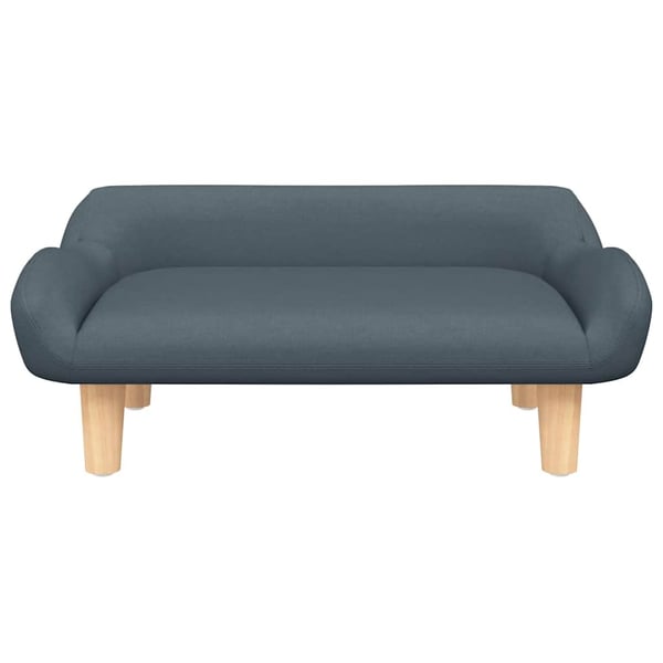 vidaXL sofa til børn 70x40x24 cm stof mørkegrå