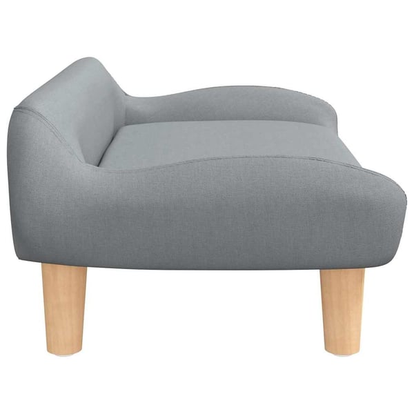 vidaXL sofa til børn 70x40x24 cm stof lysegrå