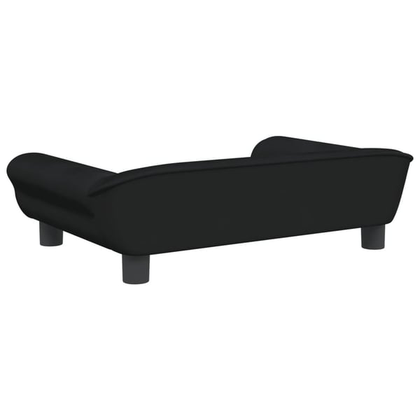 vidaXL hundeseng 70x48x22 cm velour sort