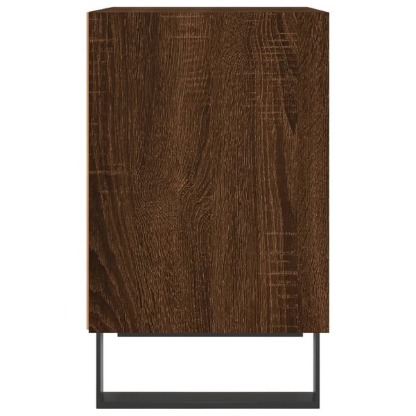 vidaXL Nattbord 2 stk brun eik 40x30x50 cm konstruert tre