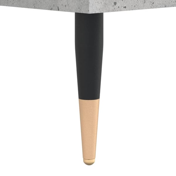 vidaXL Nattbord 2 stk betonggrå 40x30x50 cm konstruert tre