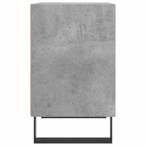 vidaXL Nattbord 2 stk betonggrå 40x30x50 cm konstruert tre