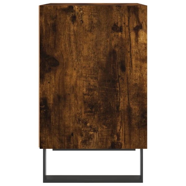 vidaXL Nattbord røkt eik 40x30x50 cm konstruert tre